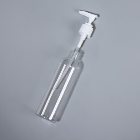 A bottle for storage, with a dispenser, 200 ml, white/transparent color-3