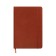 Leduced Diary A5, 140l, Cage, leatherette, elastic band, black cut, brown
