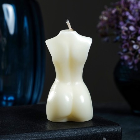 Figure candle "Women's body No. 1" Milk with a whip 9cm-2