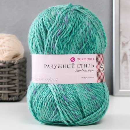 Yarn "Rainbow Style" 25% wool, 75% pan 200m/100g (1140 m)
