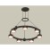 Suspended Ambrella Light, XR92051503, GX53 LED 12 W, Black sand color, pink gold