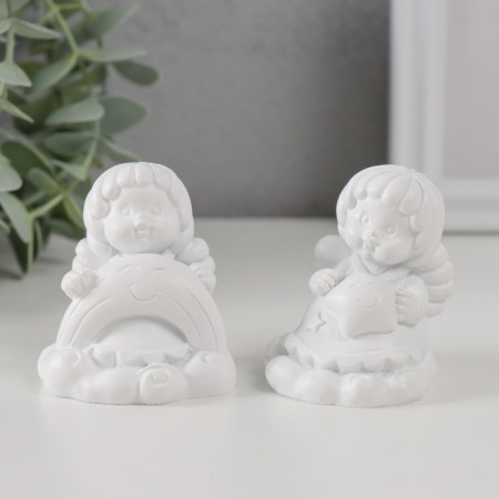 Souvenir Polystone "Baby-Angel on a cloud" MIX 5x4.5x5 cm