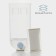 Container - a dispenser for storing bulk ricco, 11.8 × 9.5 × 25.5 cm, 1.5 l, white color