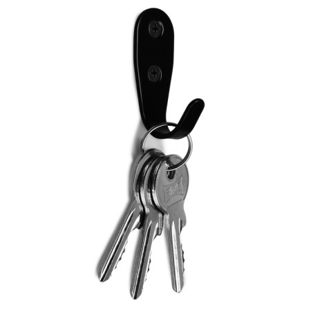 Hook furniture tundra TKO017, one -rod, black, 10 pcs-1
