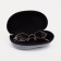 Lightning glasses case, gray color