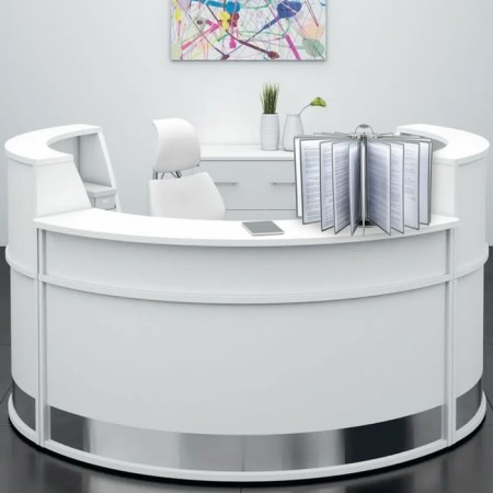 Desktop demosystem on 30 A4 Staff panels, gray, rotating 238832-5