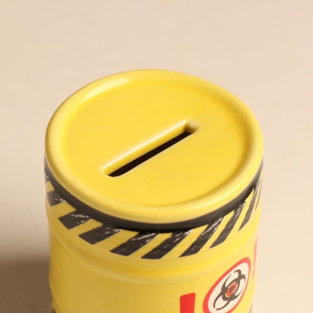 Pigger Ceramics "Zone of High Greed" yellow 6.5x6.5x9 cm-6