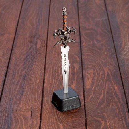 Souvenir sword on a stand, 8.5x3.5x27 cm