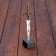 Souvenir sword on a stand, 8.5x3.5x27 cm