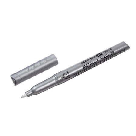 1-3 mm Brauberg Art Metallic marker, silver 152439-1