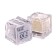 Set for swimming in the bathroom "Luminous cubes", 12 pcs.