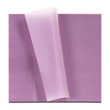 Block with a sticky edge of 76mm x 76mm 50l plastic transparent purple mother-2