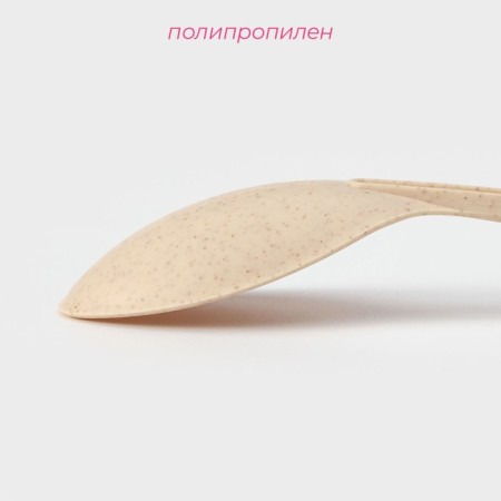Spoon Garnish shares "Bezh", 28.5 cm, beige color-1