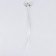 Hair strand on a hairpin, luminous, 3.5 x 33 cm