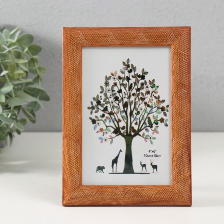Photo frame plastic 10x15 cm "Remoices of the waves" brown 17.8x12.9x0.9 cm