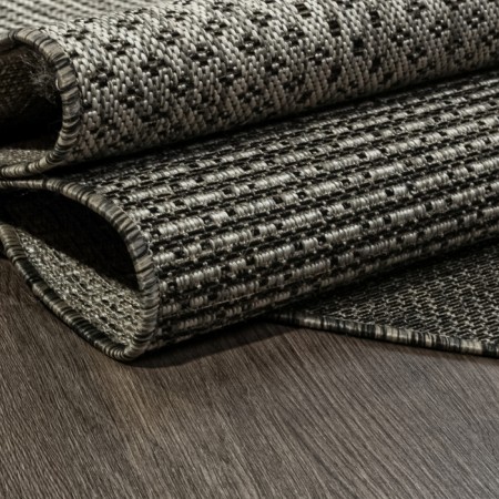 Oval Merinos Kair, size 100x200 cm, Gray color-3