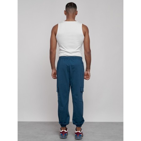 Joggers male, size 52, blue color-18