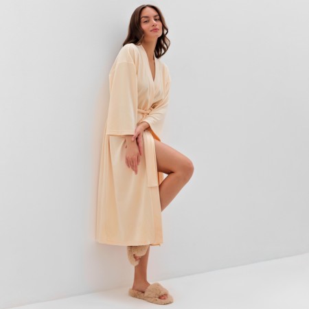 Women's robe KAFTAN PLUSHY p. 44-46, milk-5