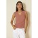 Female T -shirt Eliseeva Olesya, size 54, brown color