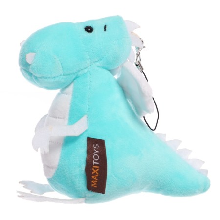 Soft toy "Dragon", white-and-white tummy, 13 cm-5