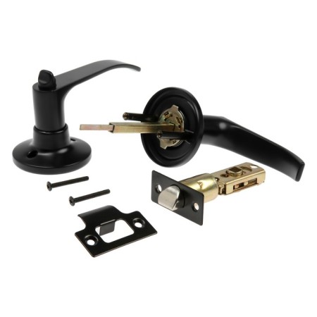 Latch (fashion 3182), interior, latch, matte black color-3
