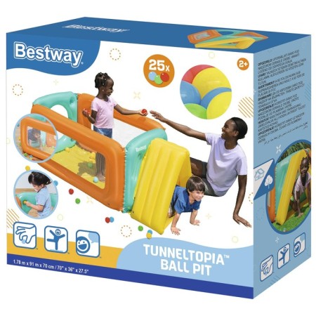 Manege inflatable, 178 x 91 x 70 cm, with balls, from 2 years old, 52547 Bestway-7