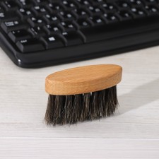 Computer keyboard brush, 8.5 × 3 × 1.6 cm, 22 bundle, natural horse hair