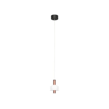 Suspended Citilux “Maya” CL202012, 12x12x25 cm, 1x6W, LED, brown color