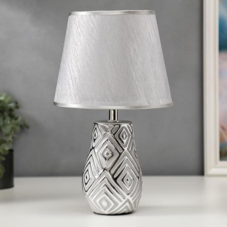 HELP lamp 16195/1 E14 40W gray with silver 20x20x33 cm Risalux