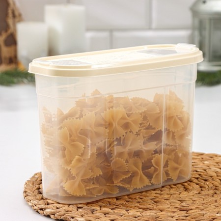 Capacity for bulk products "Fairy Tale", 2.5 l, white color-2