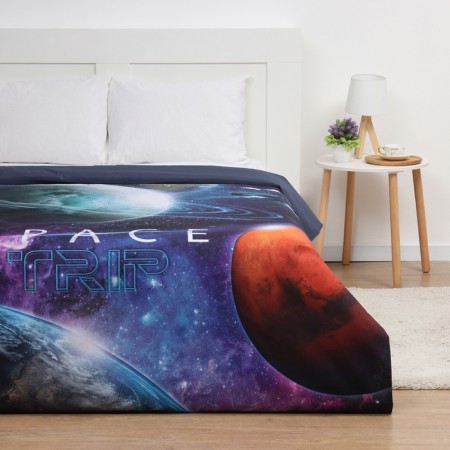 Supply "Ethel" Space Trip, 143*215 cm, 100% cotton, calico