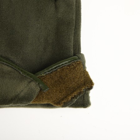 Gloves are female, dimensionless, without insulation, green color-3