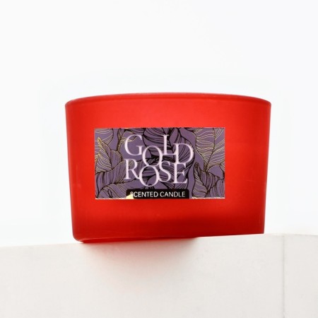 Aromatic candle "Gold Rose": rose, 5 x 7.1 cm.-1