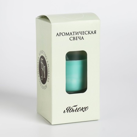 Aromatic candle in a glass "Nyud", 5x6 cm, apple-3