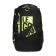 Youth backpack 42 x 31 x 22 cm, Grizzly, ergonomic back, laptop compartment, black/green