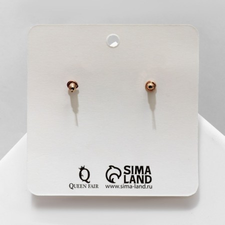Earrings "Cat" with cherries, colored in silver-3