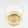 A set of wicker baskets from 3: D20 H 8/27; D17 H 7 H 25; D13 H 6 H 21 cm. (Ratan)