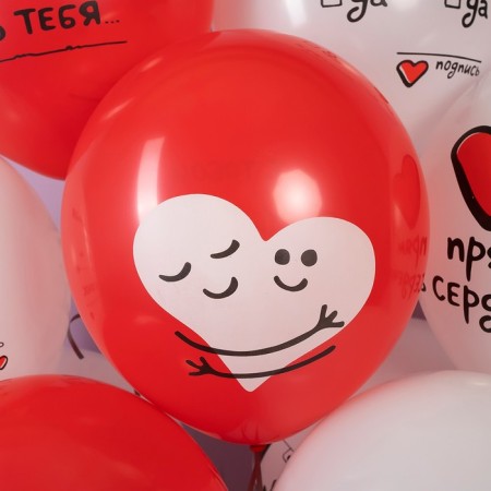 Shar Latex 12 "And again about love", 2 tbsp., Set 25 pcs., Mix-2
