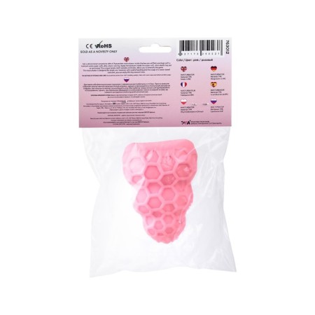 Masturbator A-Toys Flaff, TPE, Pink color, 8cm, D 2.9 cm-12