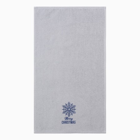 Tainted towel "Snowflake" 30x60 cm, 100% cotton, 340 g/m2-1