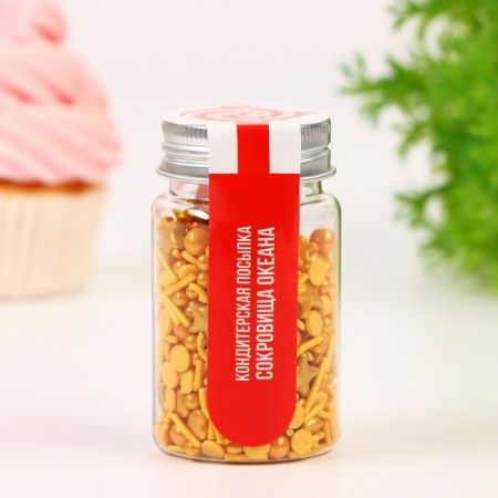 Confectionery Sprinking "Treasures of the Ocean", 50 g-1