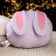 Antistress pillow "Bunny gray"