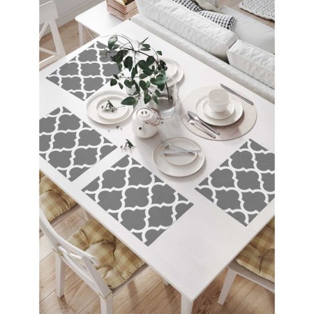 A set of napkins for setting the table "Classic ornament", rectangular, size 32x46 cm, 4 pcs