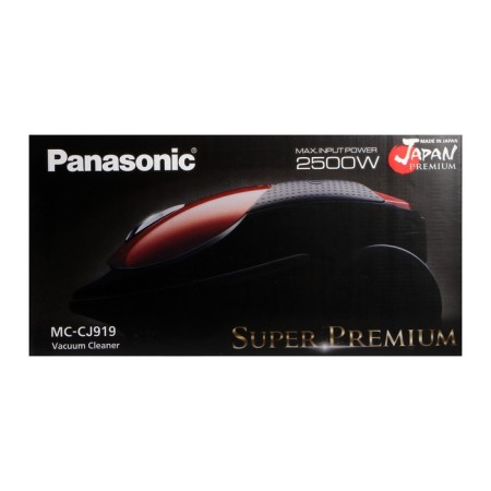 Vacuum cleaner Panasonic MC-CJ919R, bag, 2500 watts, 6 l, 60 dB, red-18