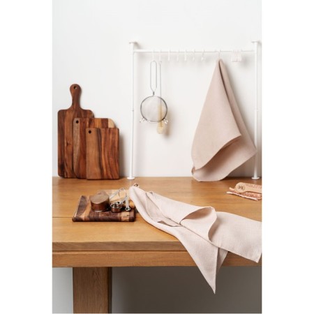 A set of two wafer towels of Essential Flaxes, size 50x70 cm-1