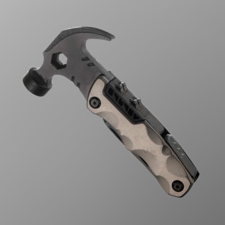Multitul 13V1 with a hammer in a case, black-1