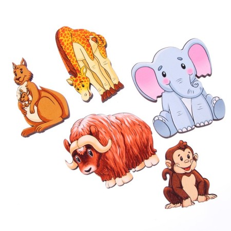 Set "Herbivorous animals on magnets" 12 details-3