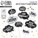 Set of photo banking "Birthday", h/b speech clouds, 9 pcs.