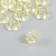 Beads for creativity plastic "Gaika" set 20 pcs yellow 1.3x1.3x0.5 cm