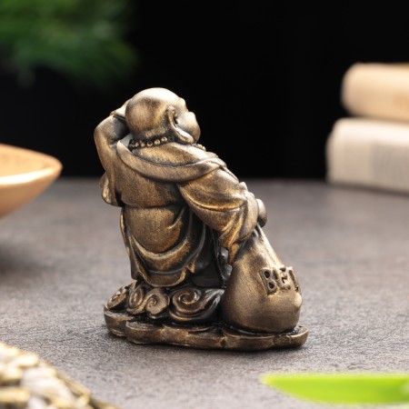 Souvenir "Hothee for wealth", gypsum concrete, 6x5x5 cm, set 3 pcs, 6x4x6.5 cm-2